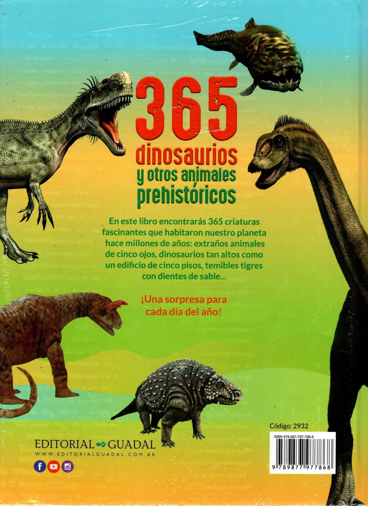 Libro 365 Dinosaurios Y Otros Animales Prehistóricos