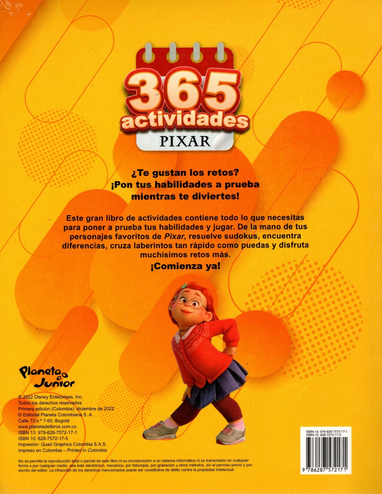 Libro Pixar - 365 Actividades