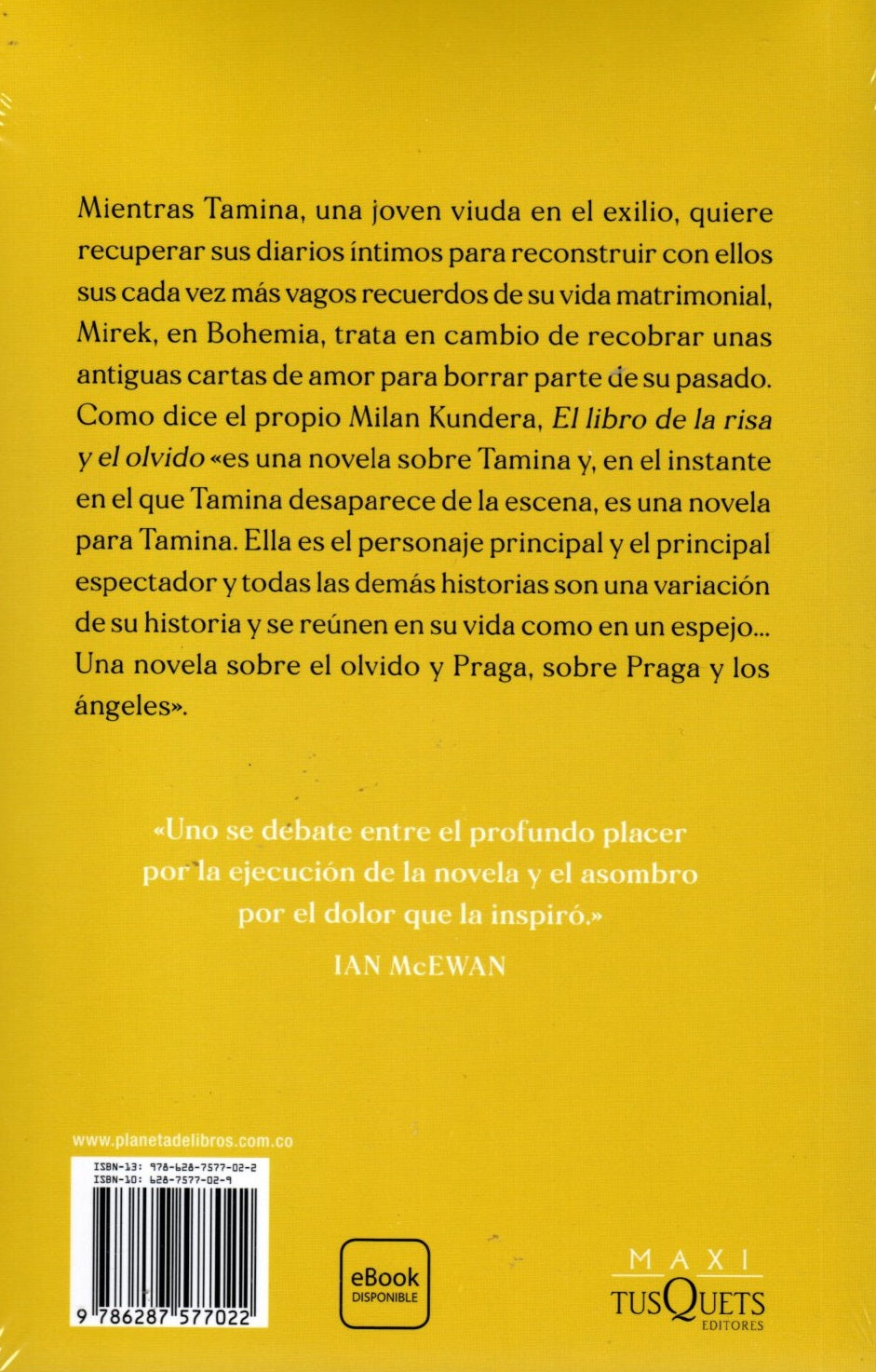 Libro Milan Kundera - El Libro De La Risa Y El Olvido.