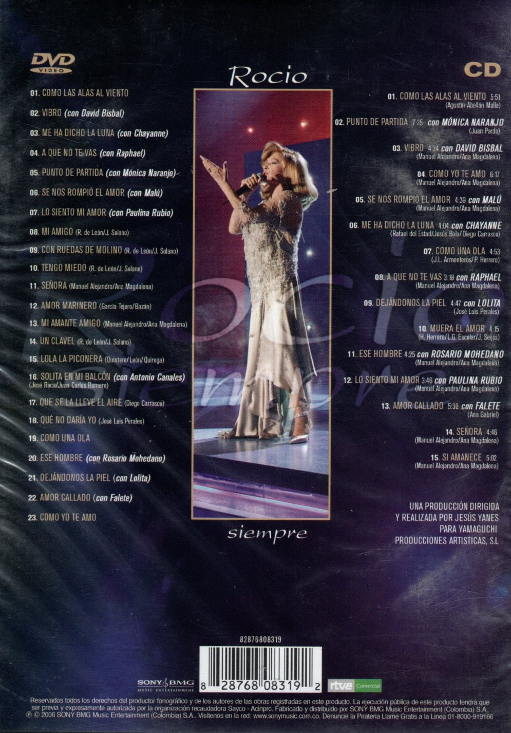 DVD+CD Rocio Siempre - Rocio Jurado