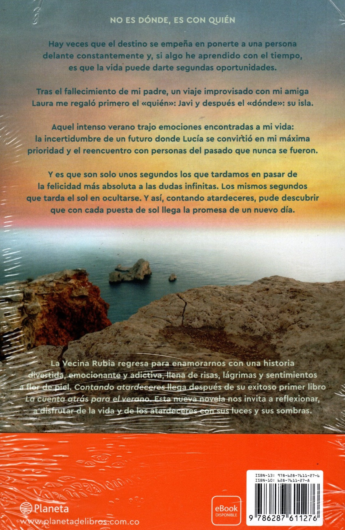Libro La Vecina Rubia - Contando Atardeceres