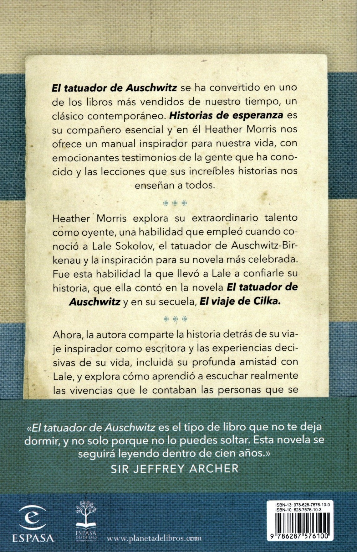 Libro Heather Morris - Historias De Esperanza