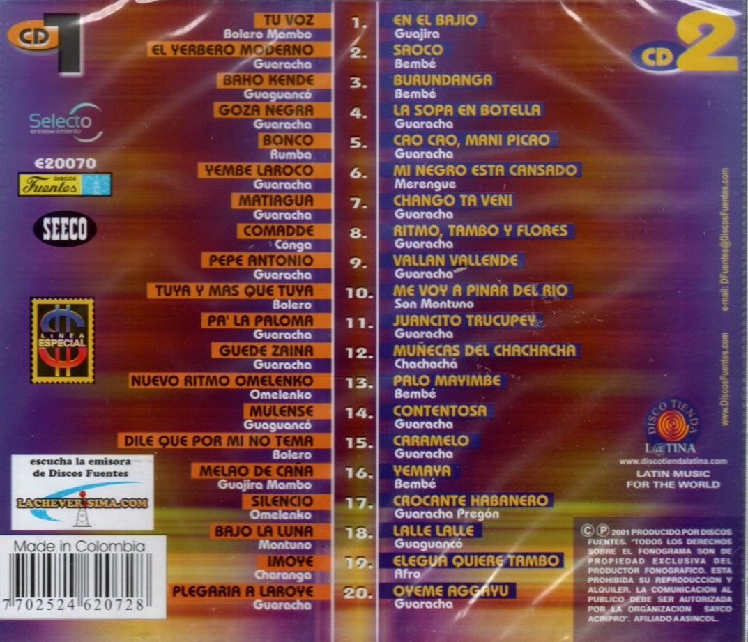 CDX2 Celia Cruz - Historia Musical De Celia Cruz