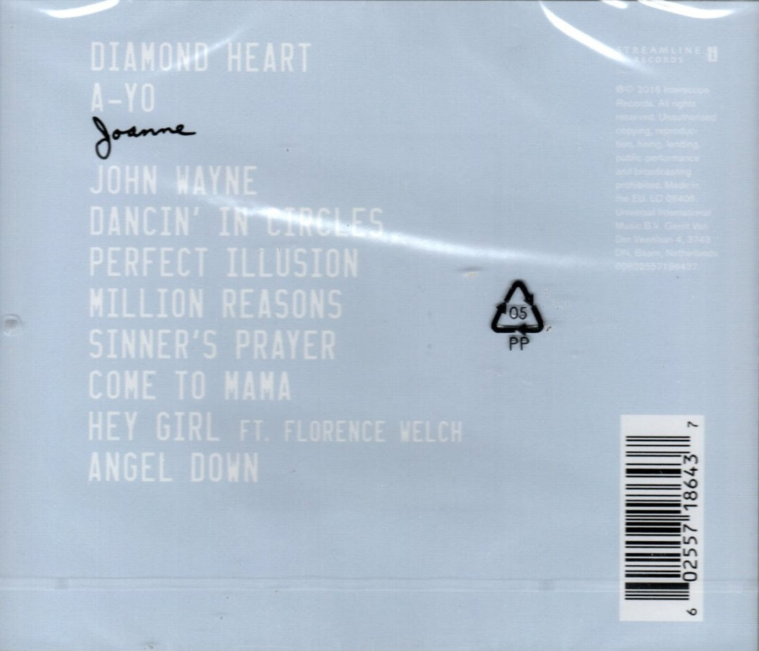 CD Lady Gaga - Joanne