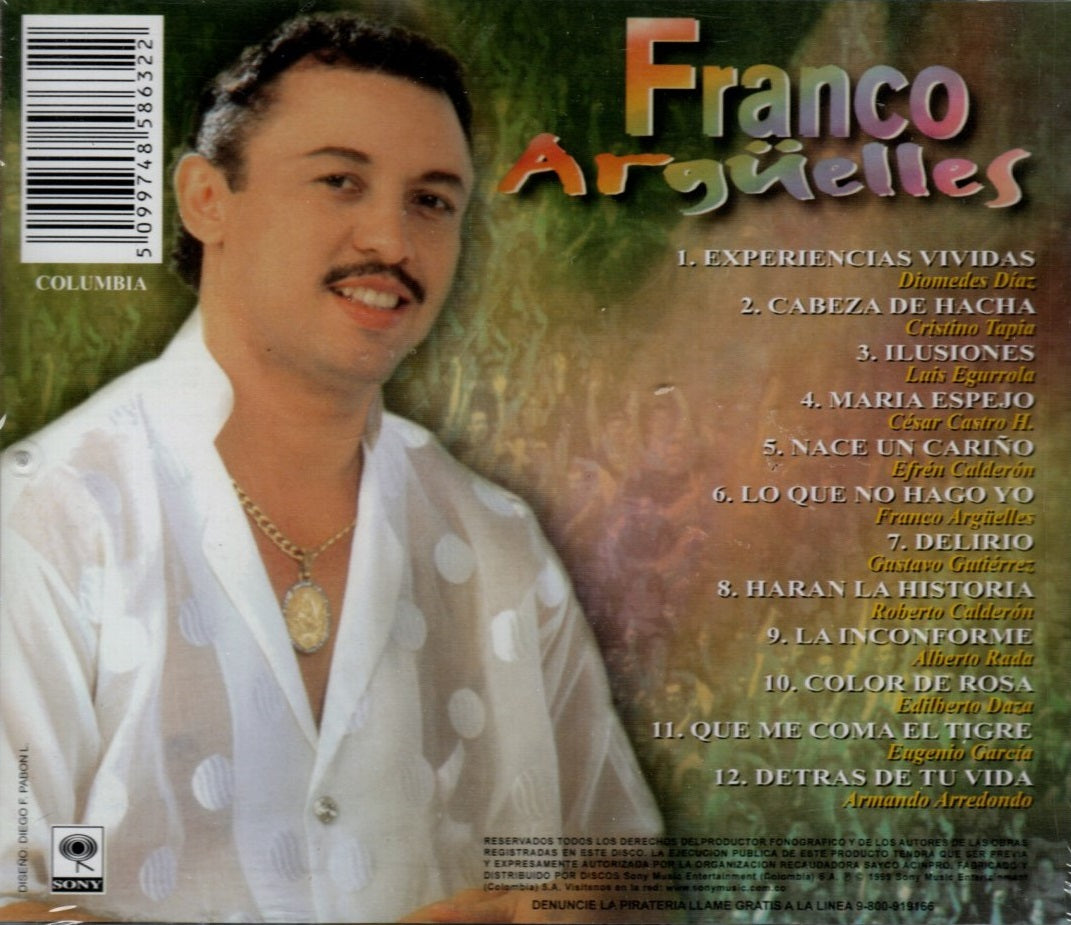 CD Diomedes Díaz & Franco Argüelles – Experiencias Vividas