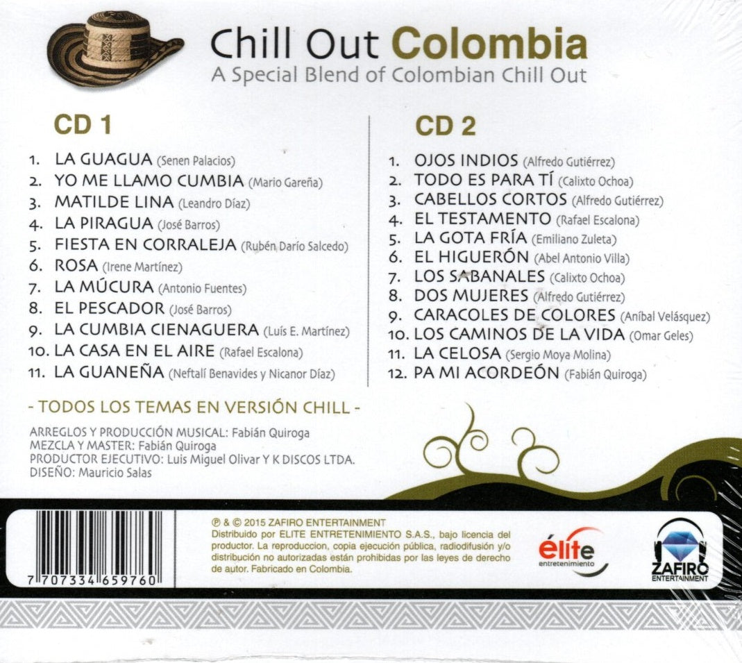 CDX2 Colombia Chill Out - A special Blend Of Colombian Chill Out