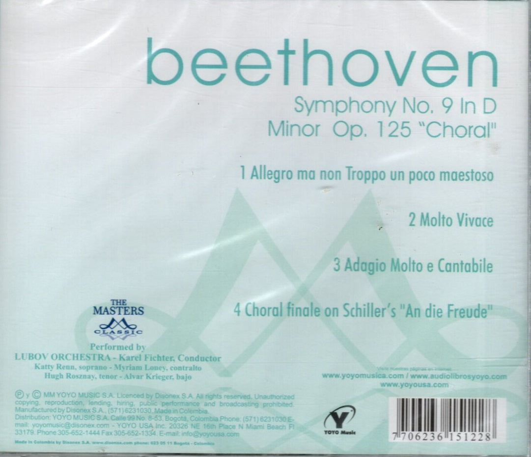 CD Beethoven - Symphony #9 In D Minor Op. 125