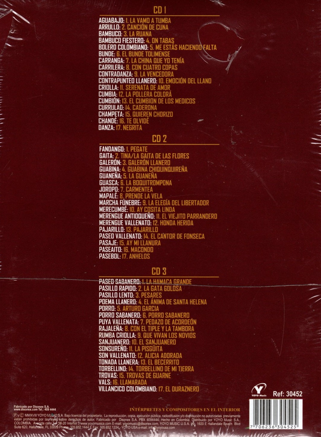 CDX3 La Música Y Los Ritmos De Colombia - Diccionario Sonoro