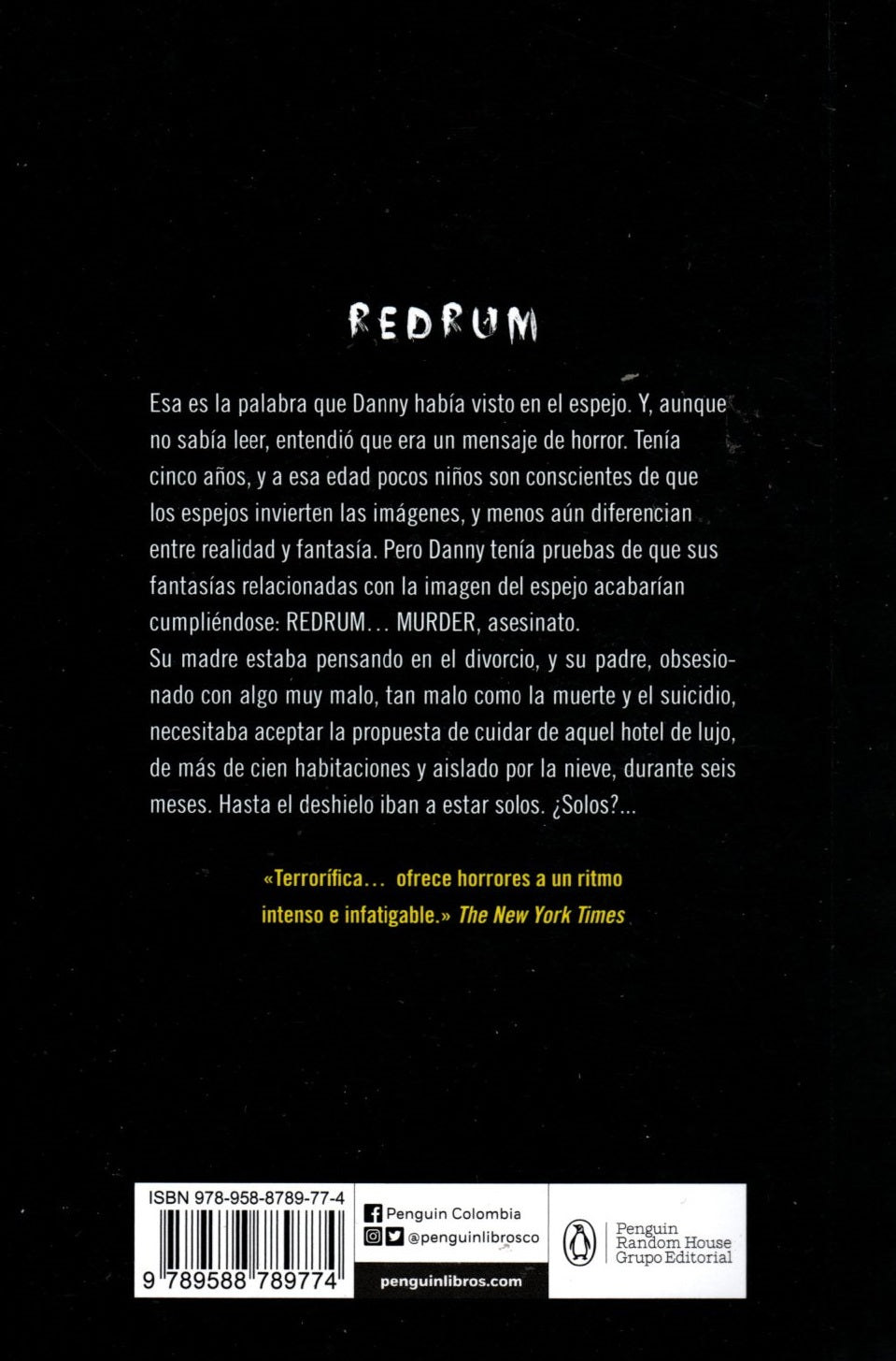 Libro Stephen King - El Resplandor