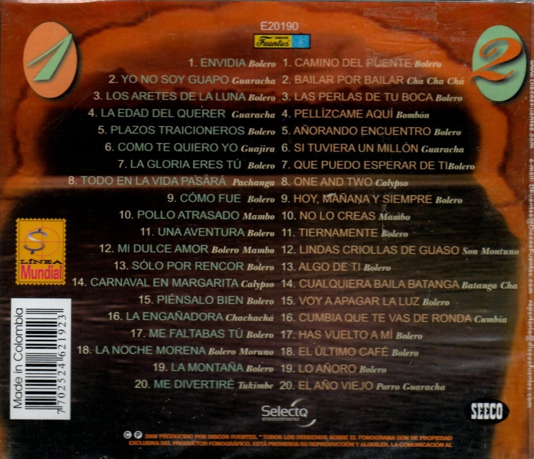 CDX2 Historia Musical De Vicentico Valdés - 40 Éxitos