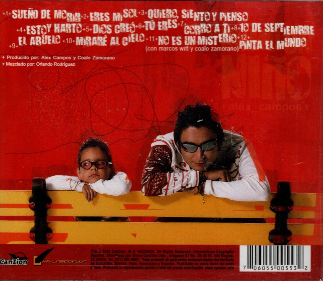 CD+DVD Alex Campos - Como Un Niño