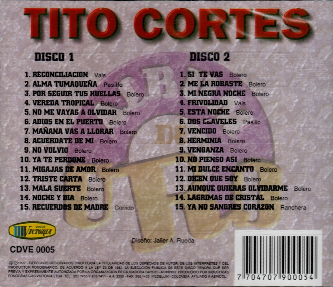 CDX2 Tito Cortés - Álbum De Oro