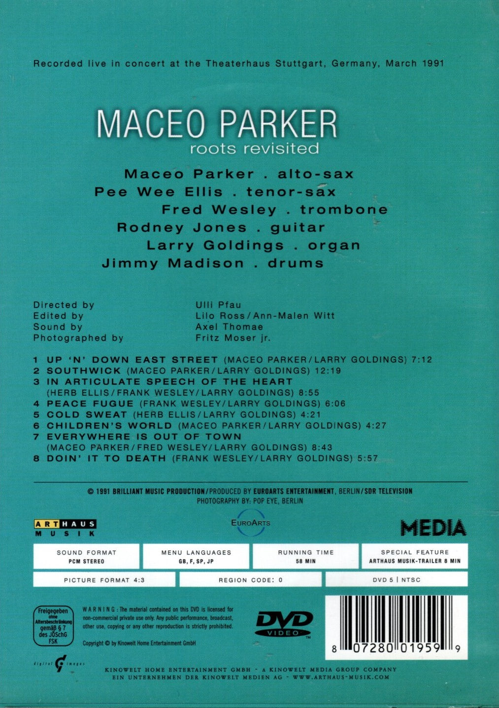 DVD Maceo Parker: Roots Revisited