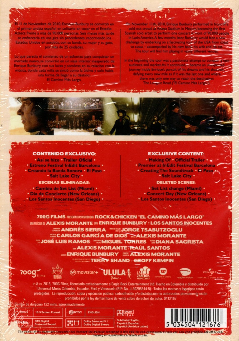 DVD Bunbury - El Camino Más Largo