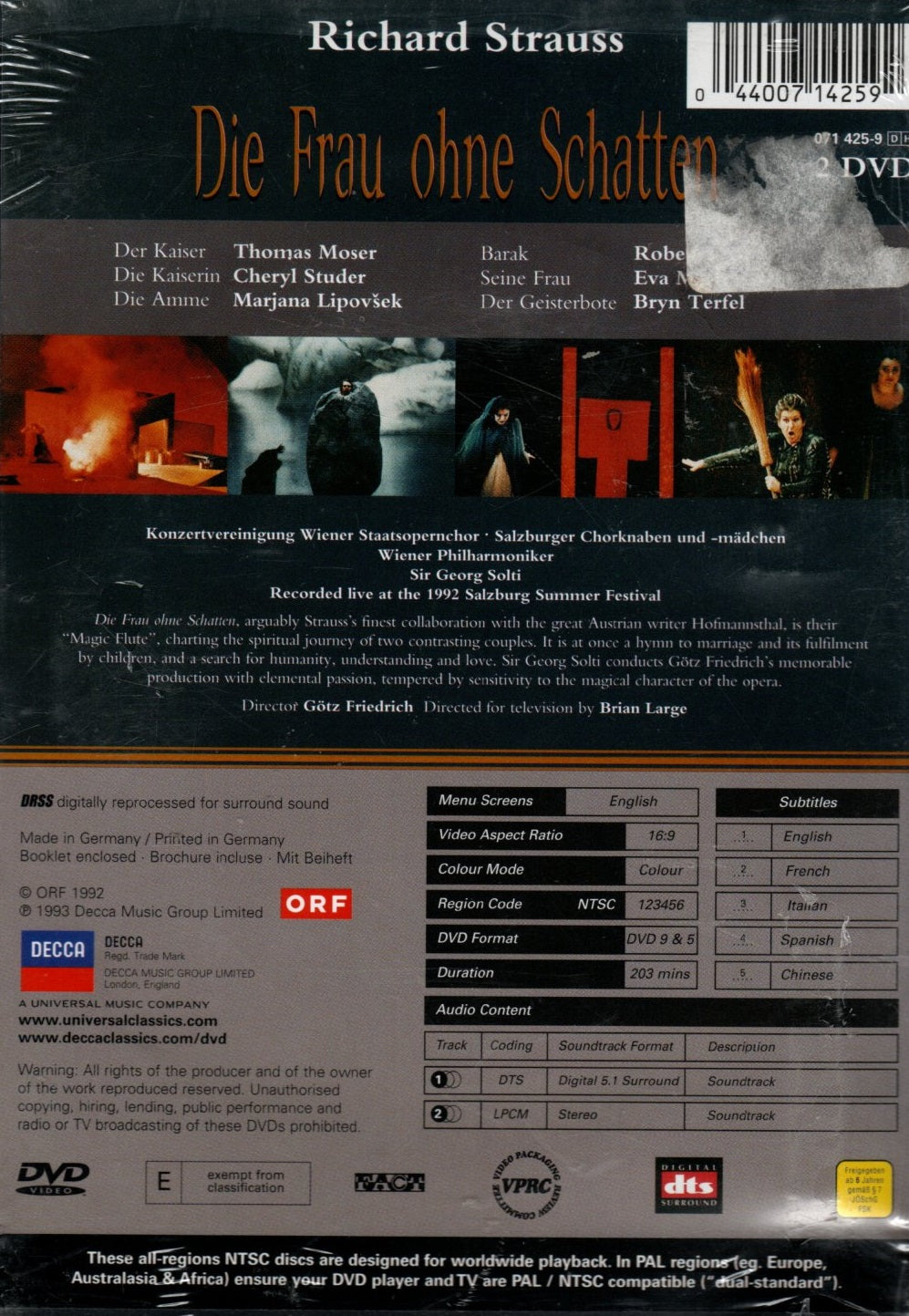 DVD Die Frau Ohne Schatten