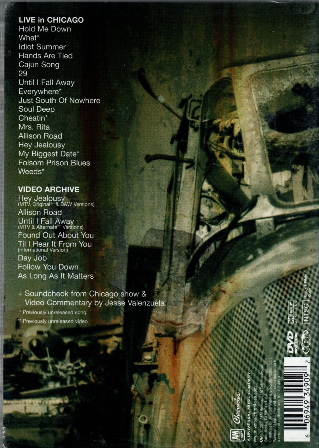 DVD Gin Blossoms - Just South Of Nowhere