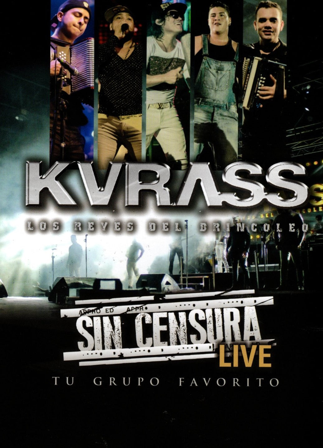 DVD Kvrass - Sin Censura Live