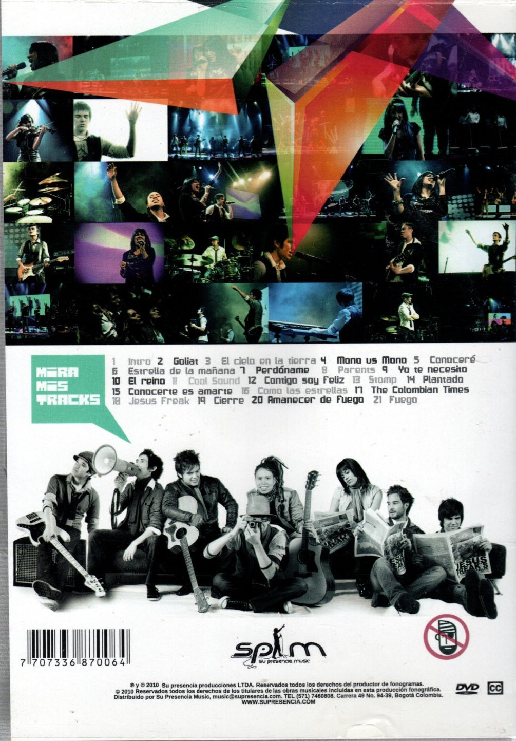 DVD Su Presencia - Concierto Freak