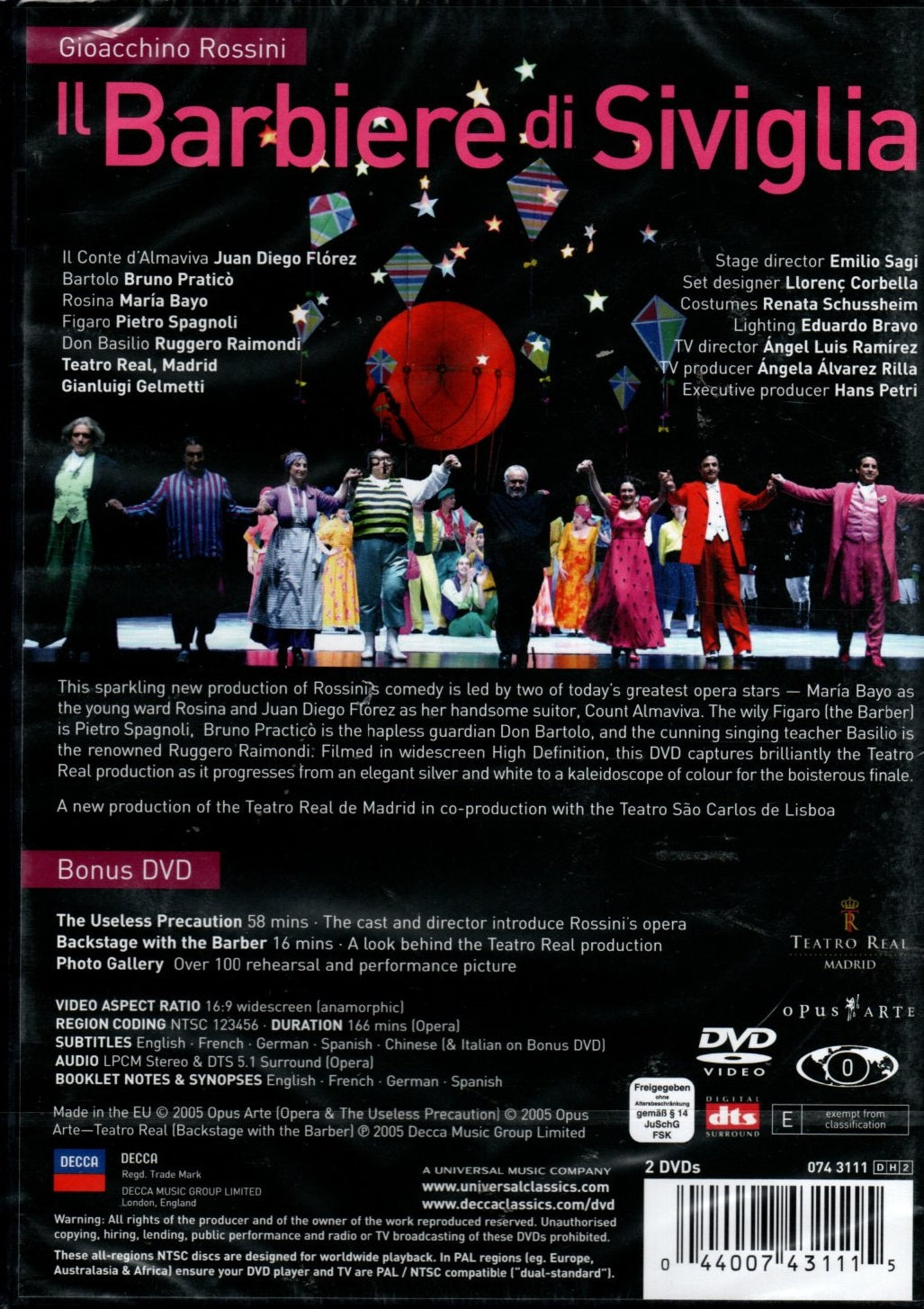 DVD Rossini - Barbiere Di Siviglia