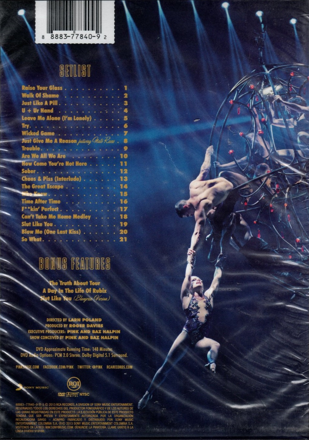 DVD P!nk - The Truth About Love Tour: Live From Melbourne