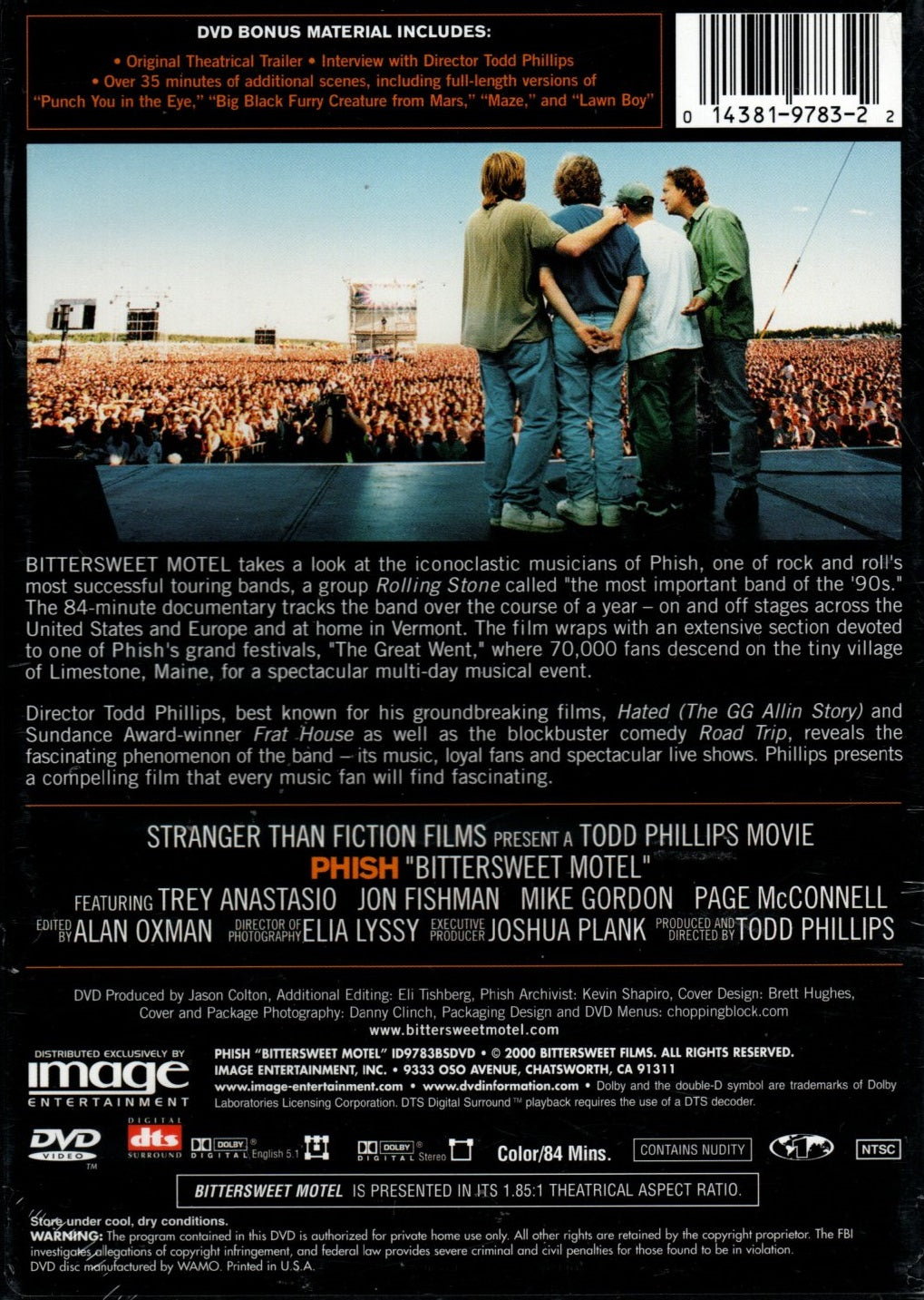 DVD Phish - Bittersweet Motel