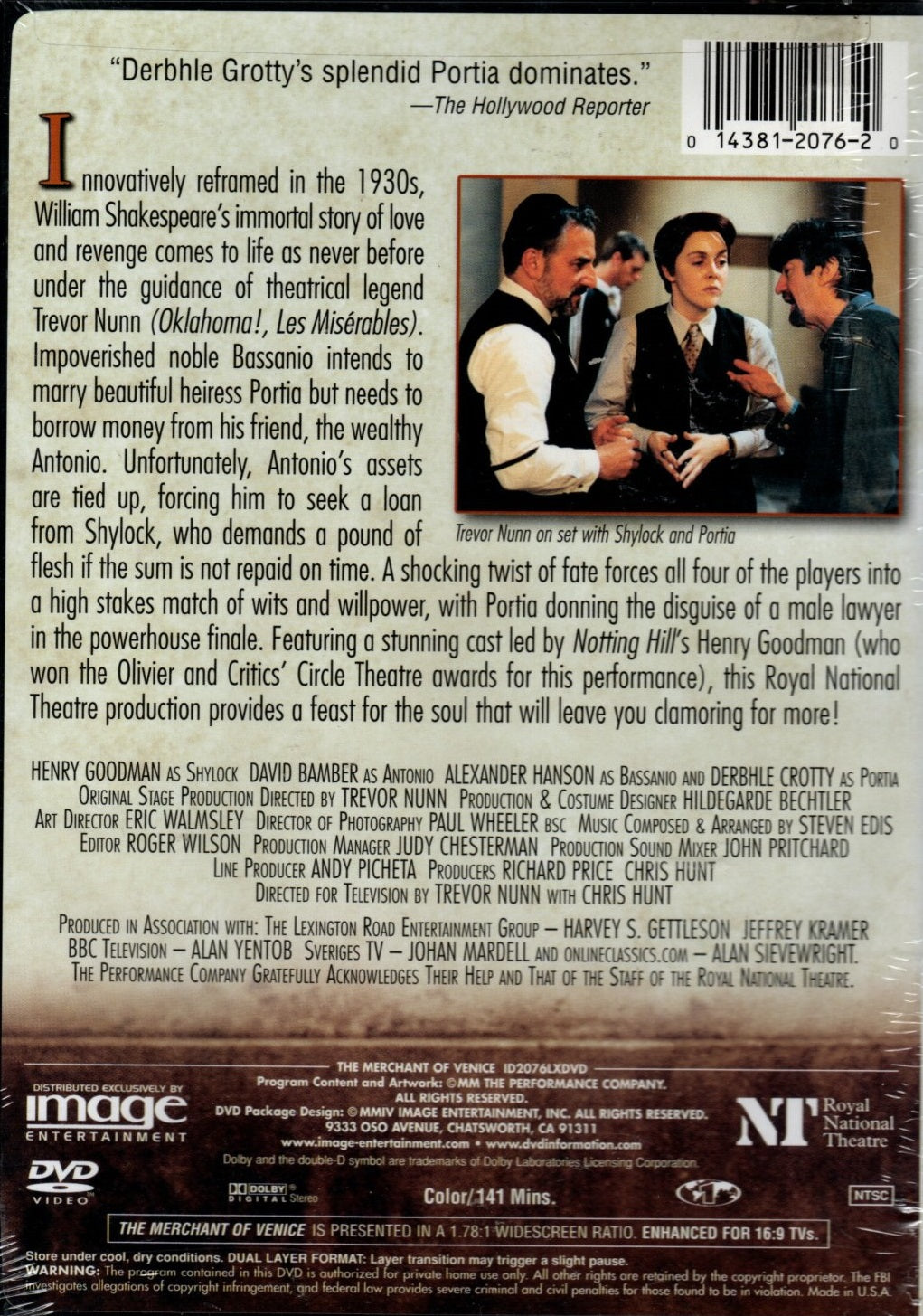 DVD The Merchant Of Venice