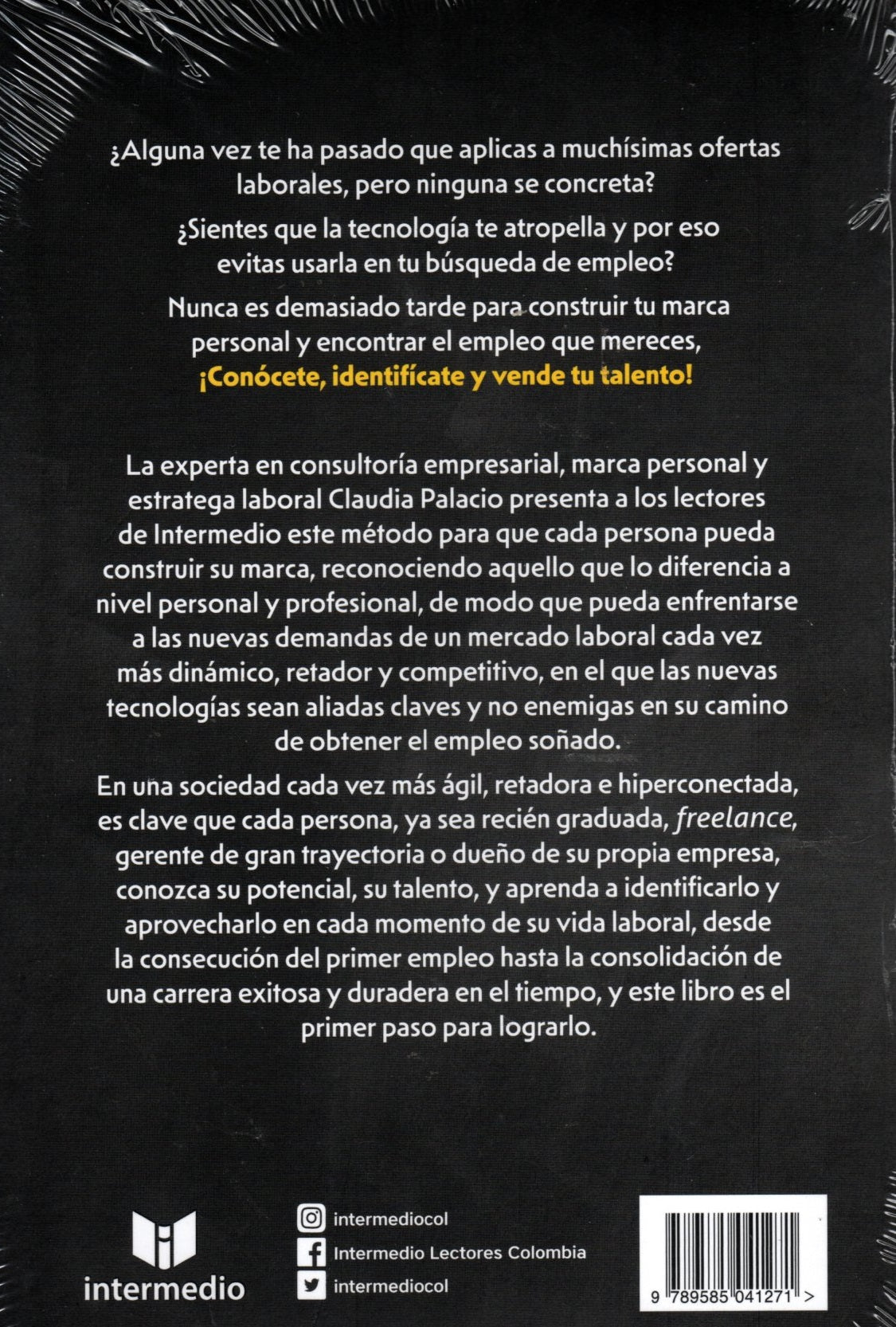 Libro Claudia Palacio - Se Tu Marca Personal