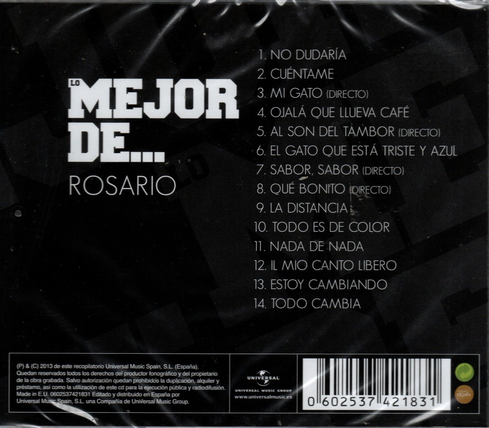 CD Rosario - Lo Mejor De... Rosario
