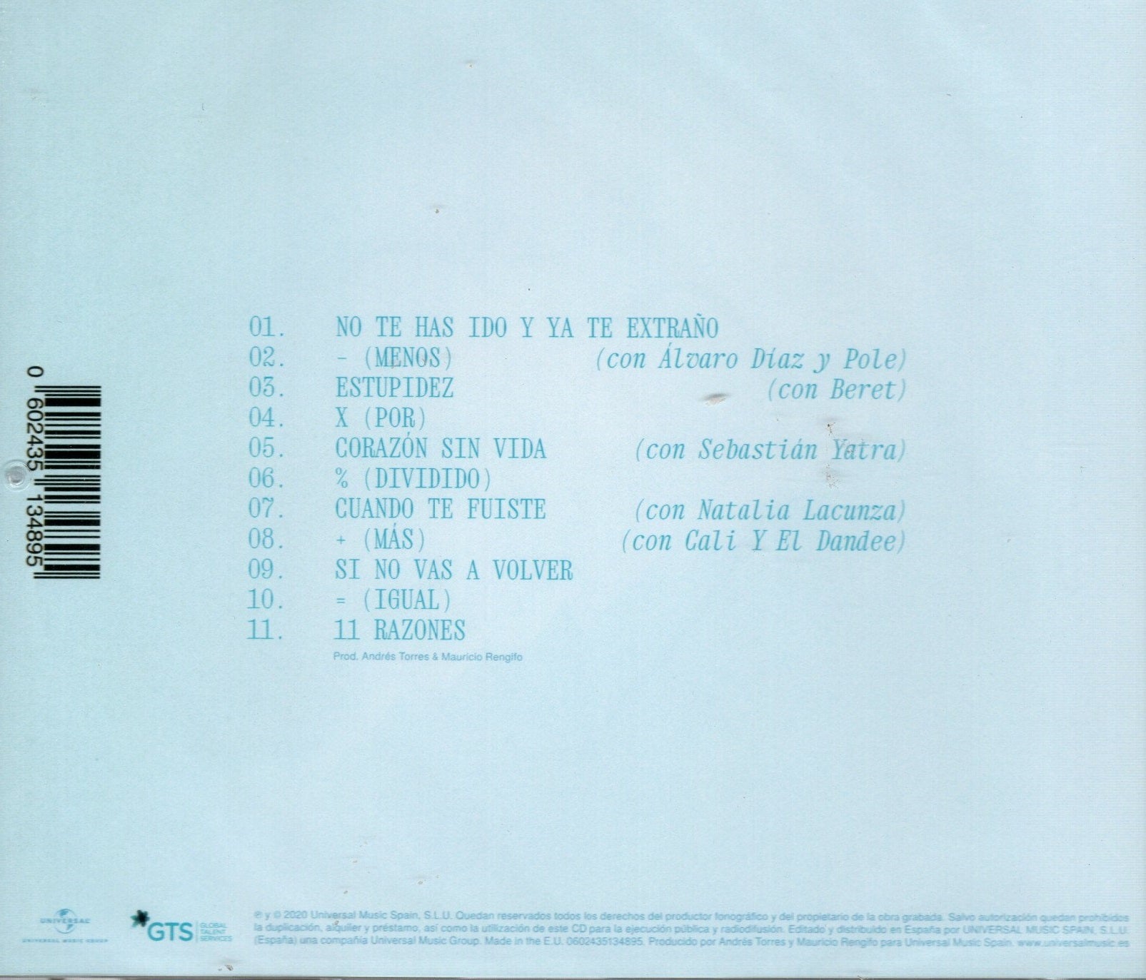 CD Aitana - 11 Razones