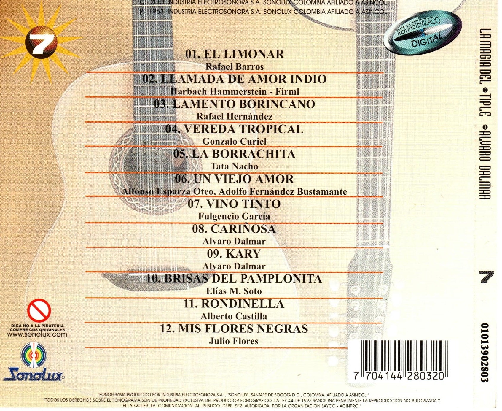 CD Álvaro Dalmar - La magia de... El tiple