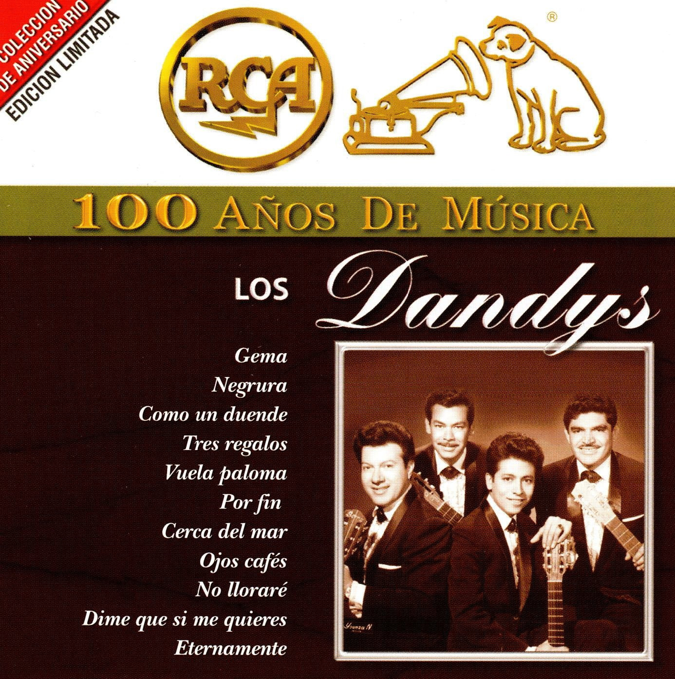 CD x2 RCA 100 AÑOS MUSICA LOS DANDYS