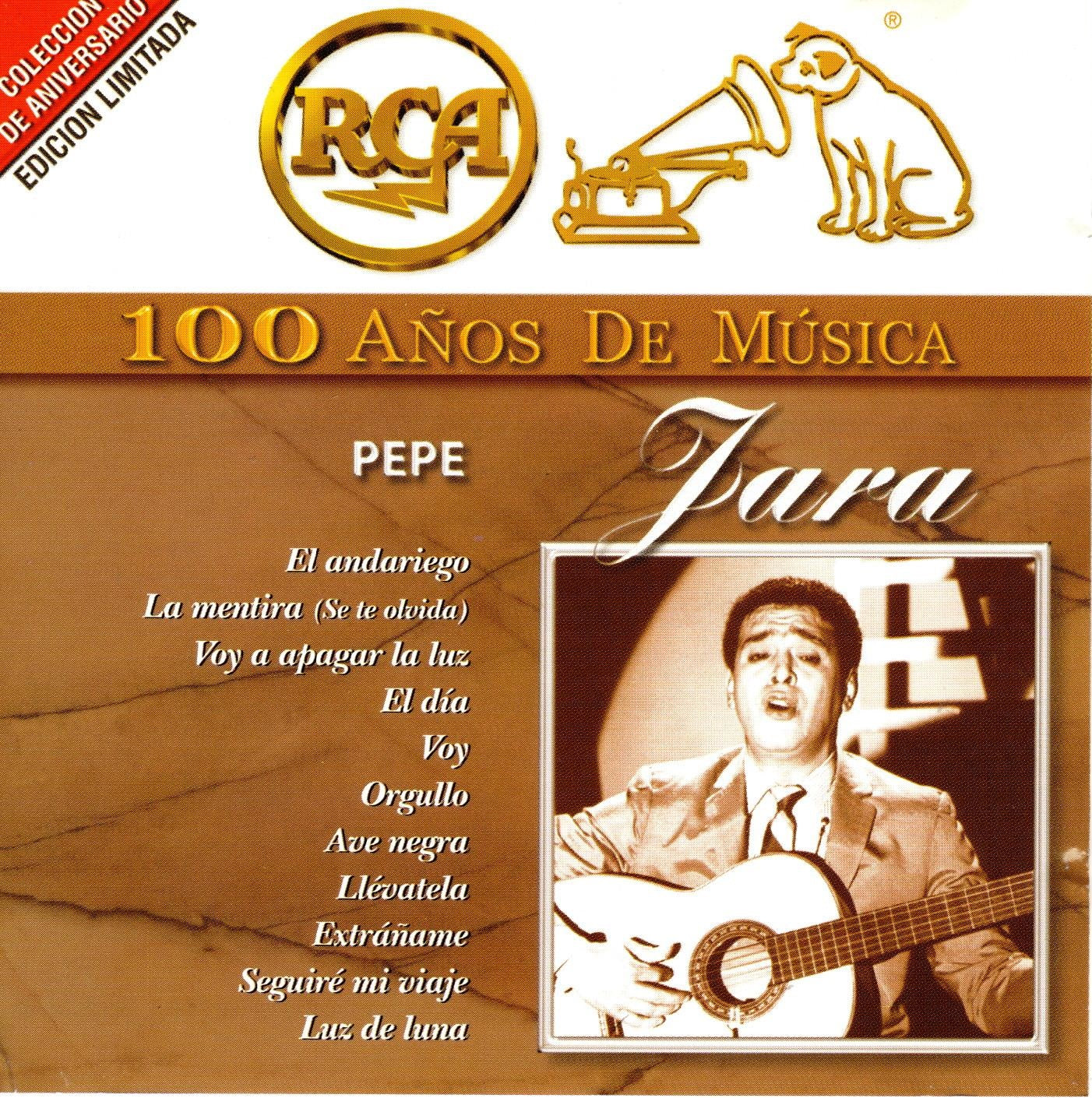 CD x2 RCA 100 AÑOS MUSICA PEPE JARA