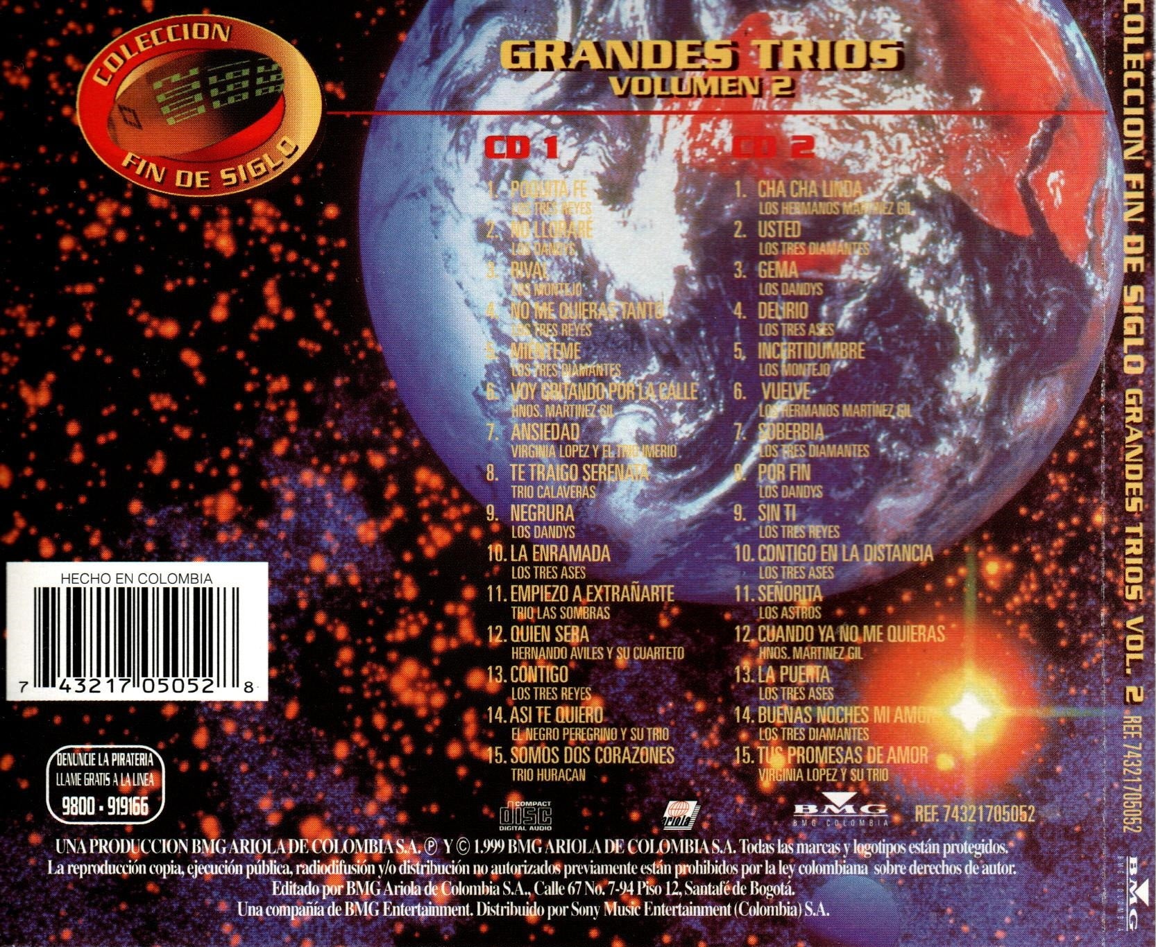 CD x2 COLECC.FIN SIGLO GRAND TRI V2