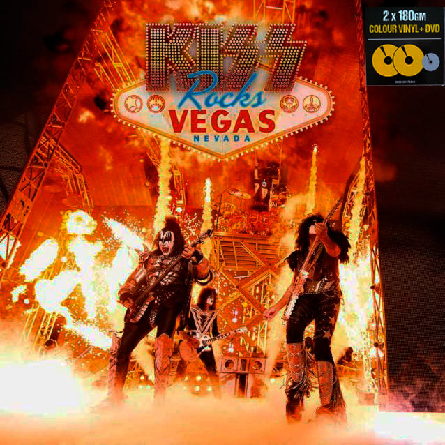 LP X2 + DVD Kiss – Kiss Rocks Vegas