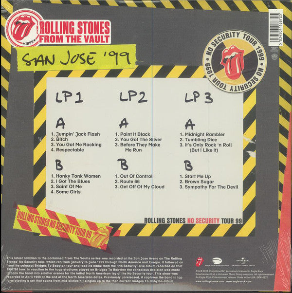 LPX3 / THE ROLLING STONES SAN JOSE 99
