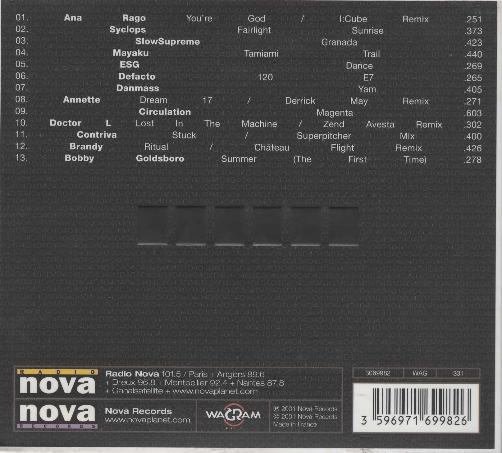 CD Test Four - Radio Nova