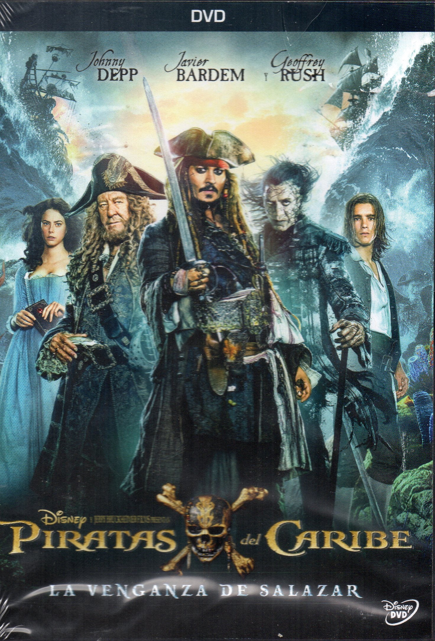 DVD LA VENGANZA DE SALAZAR PIRATAS DEL CARIBE