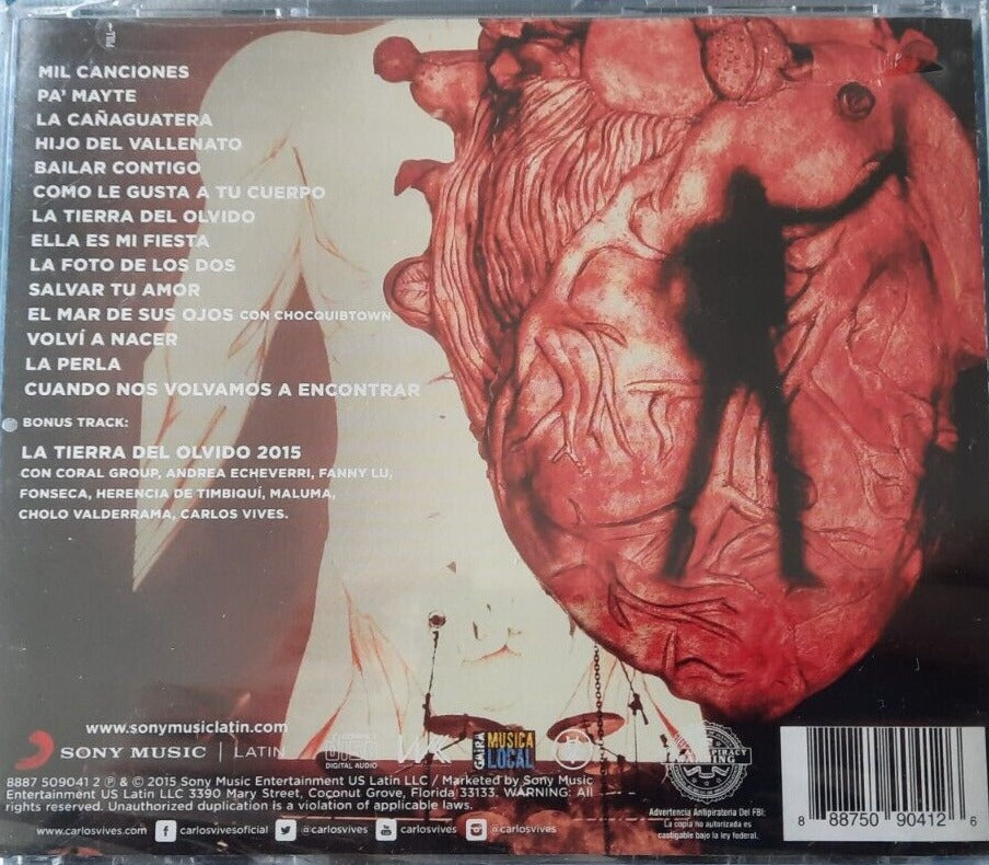 CD Carlos Vives ‎– Más Corazón Profundo Tour. En Vivo Desde La Bahía De Santa Marta
