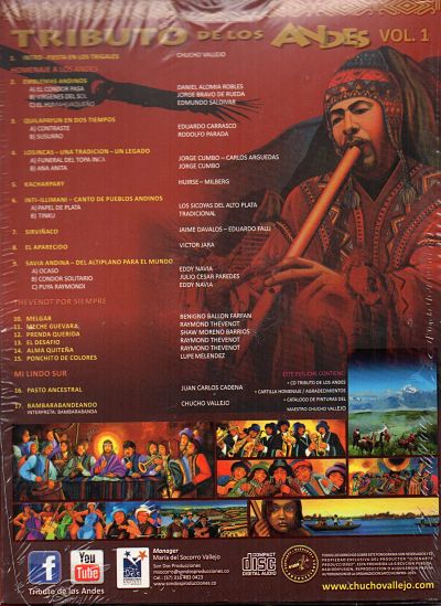 CHUCHO VALLEJO PRESENTA - TRIBUTO DE LOS ANDES VOL.1