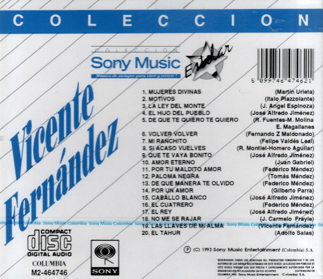 CD Vicente Fernández - Colección estrella