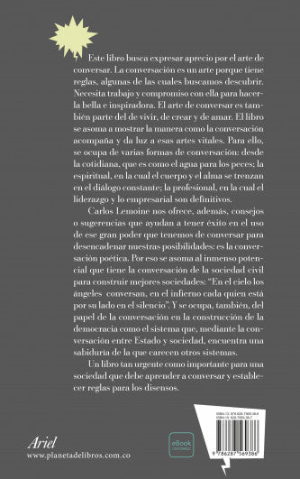 Libro Carlos Julio Lemoine Amaya - El Arte De Conversar
