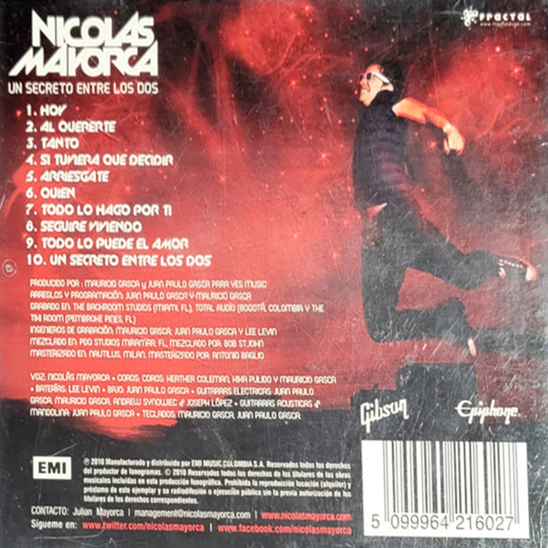 CD Nicolás Mayorca - Un Secreto Entre Los Dos