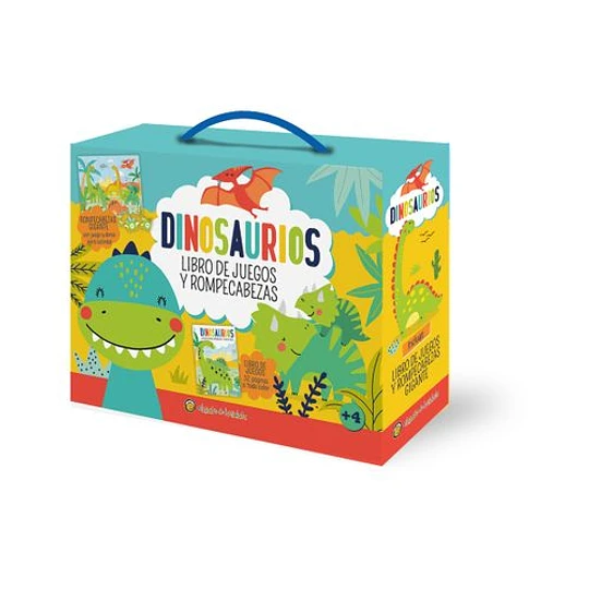 Libro De Juego Y Rompecabezas Dinosaurios