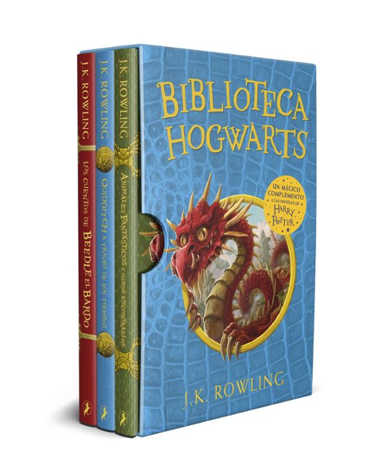 Libro J. K. Rowling - Estuche Biblioteca Hogwarts -