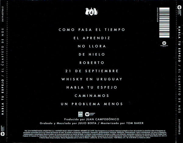 CD El Cuarteto De Nos – Habla Tu Espejo