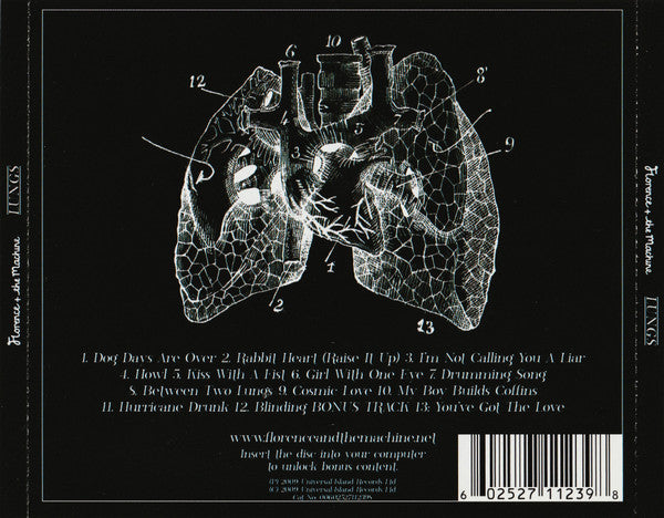 CD  Florence + The Machine – Lungs
