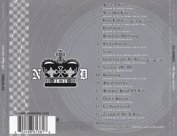 CD No Doubt – The Singles 1992 - 2003