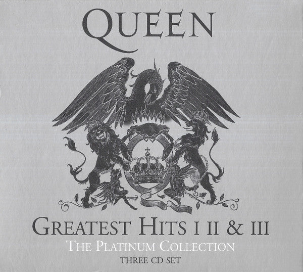 CDX3 Queen ‎– Greatest Hits I II & III (The Platinum Collection)