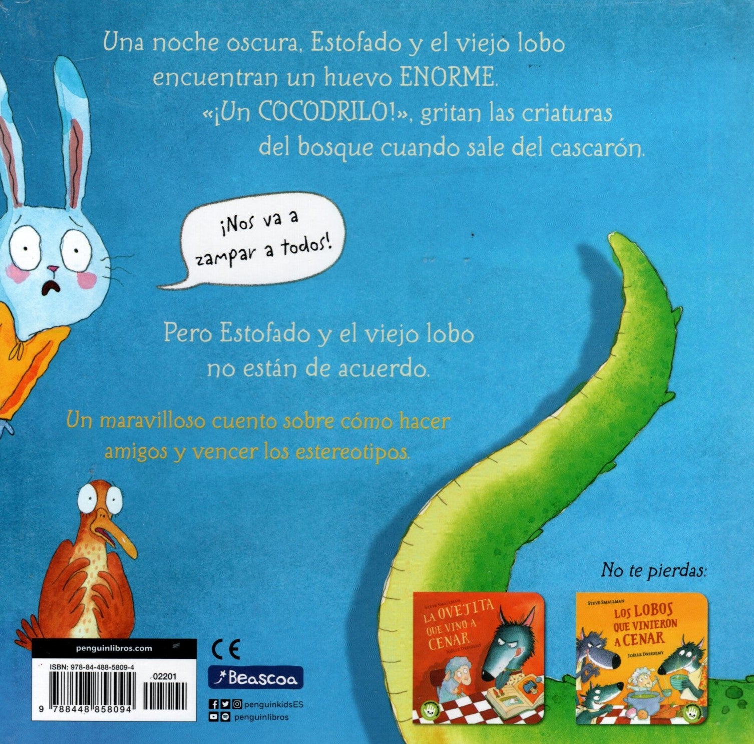 Libro Steve Smallman y Joelle Dreidemy -El cocodrilo que vino a cenar