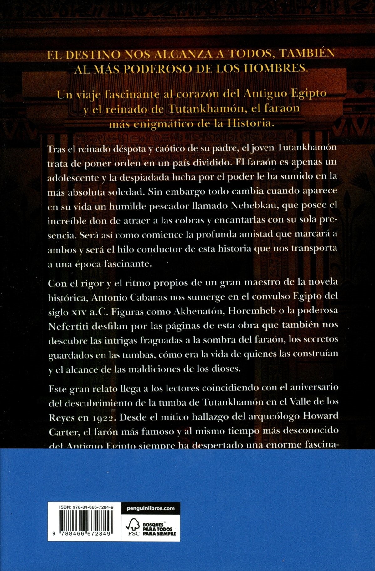 Libro Antonio Cabanas - El sueño de Tutankhamón